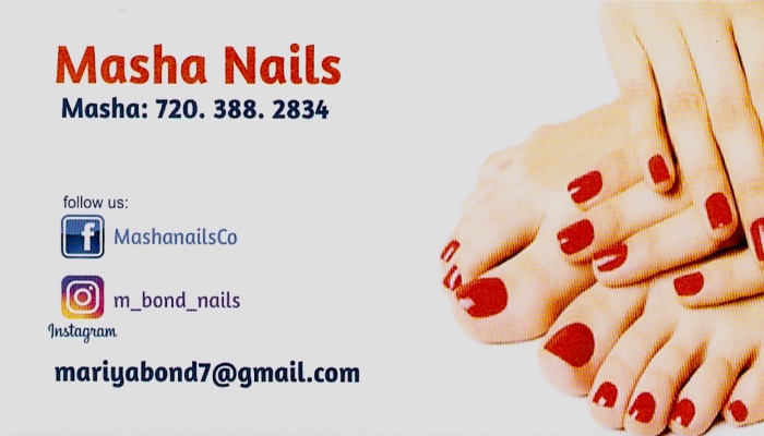 Masha Bond Business Card