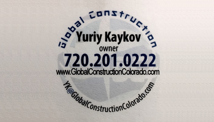 Yuriy Kaykov Business Card