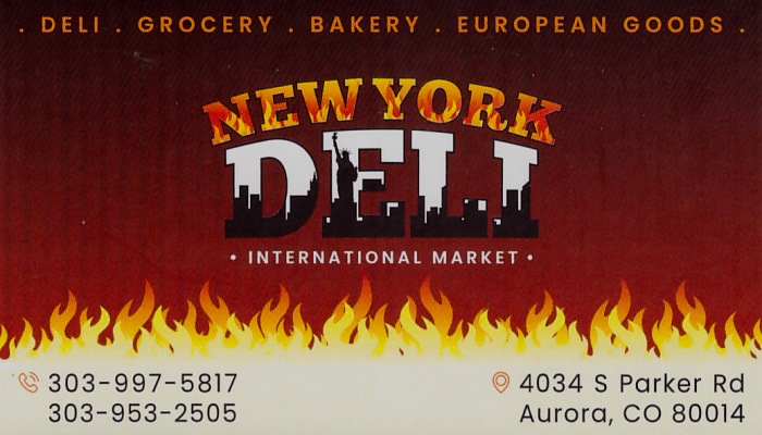 New York Deli Business Card