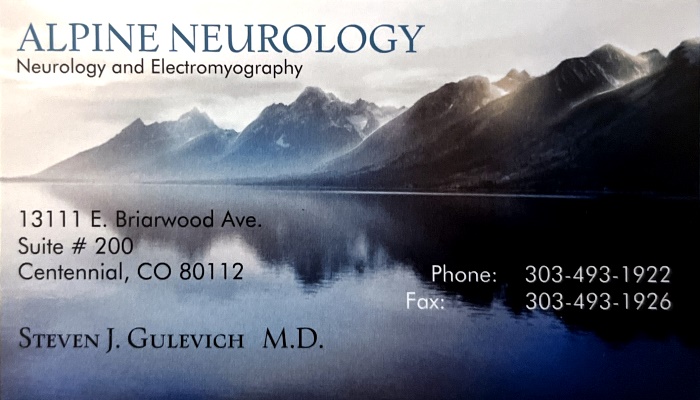 Alpine Neurology Business Card