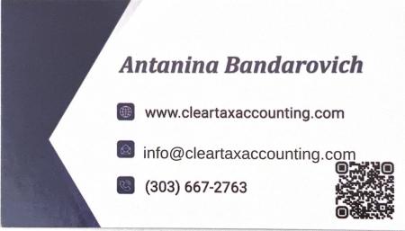 Cleartax & Accounting Business Card