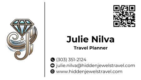 Hidden Jewels Travel Business Card