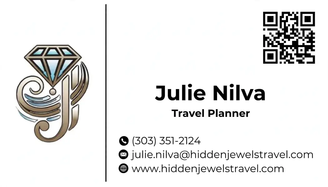 Hidden Jewels Travel Business Card