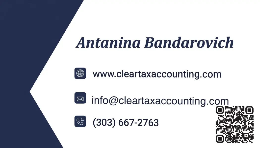 Cleartax & Accounting Business Card