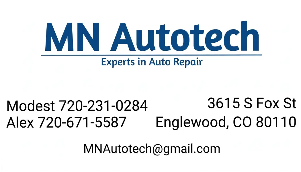 MN Autotech Business Card