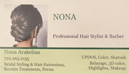 Nona Arakelian Business Card