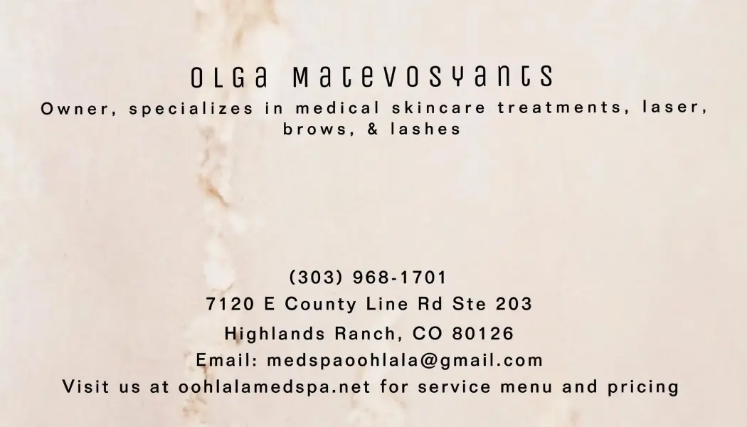 Olga Matevosyants Business Card