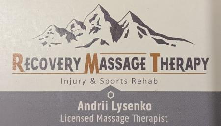 Recovery Massage Therapy Business Card
