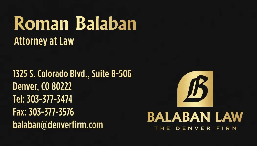 Roman Balaban Business Card